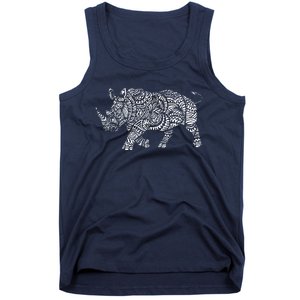 Ornamental Rhino Tank Top