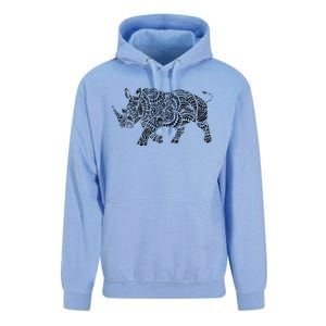 Ornamental Rhino Unisex Surf Hoodie