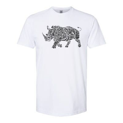 Ornamental Rhino Softstyle CVC T-Shirt