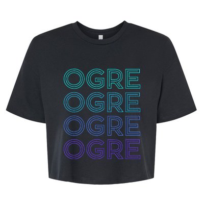 Ogre Retro Bella+Canvas Jersey Crop Tee