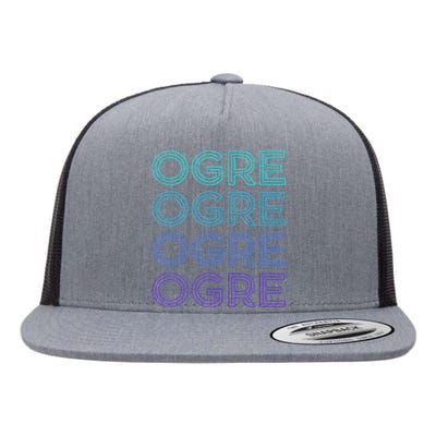 Ogre Retro Flat Bill Trucker Hat