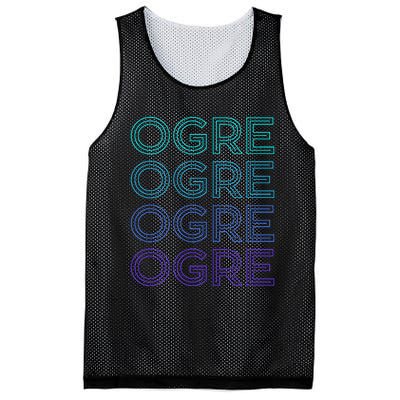 Ogre Retro Mesh Reversible Basketball Jersey Tank