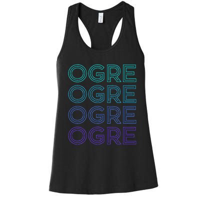 Ogre Retro Women's Racerback Tank