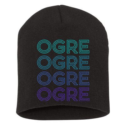 Ogre Retro Short Acrylic Beanie