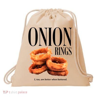 Onion Rings Drawstring Bag