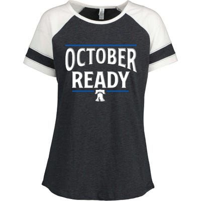 October Ready Enza Ladies Jersey Colorblock Tee