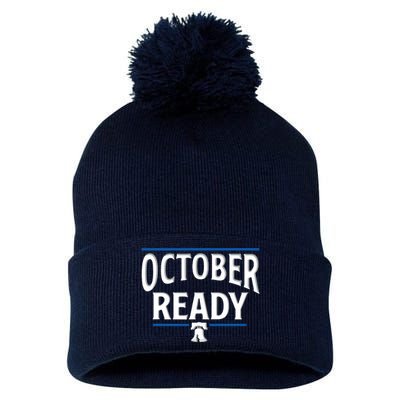 October Ready Pom Pom 12in Knit Beanie