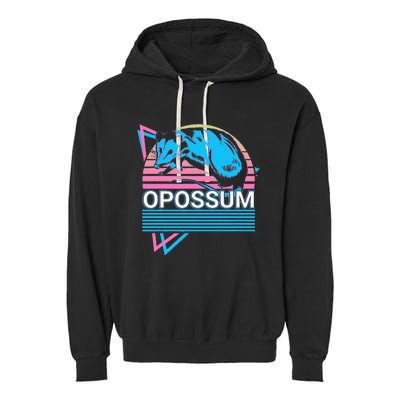 Opossum Retro Garment-Dyed Fleece Hoodie