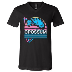 Opossum Retro V-Neck T-Shirt