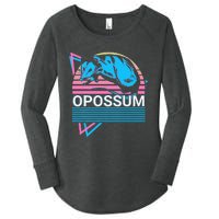 Opossum Retro Women's Perfect Tri Tunic Long Sleeve Shirt