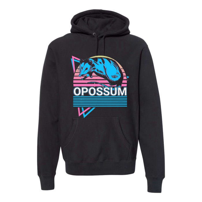 Opossum Retro Premium Hoodie