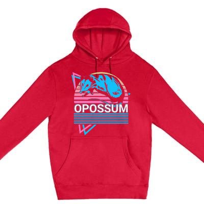 Opossum Retro Premium Pullover Hoodie