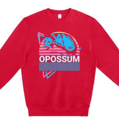 Opossum Retro Premium Crewneck Sweatshirt