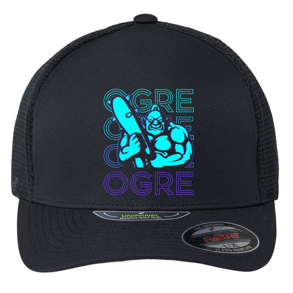 Ogre Retro Flexfit Unipanel Trucker Cap