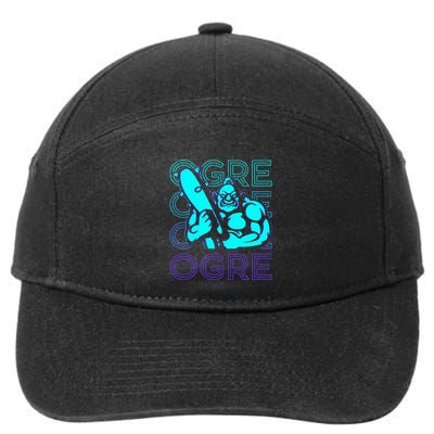 Ogre Retro 7-Panel Snapback Hat
