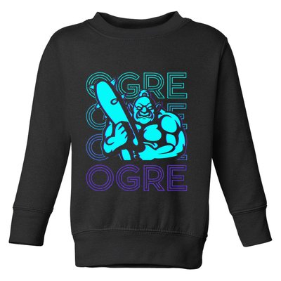 Ogre Retro Toddler Sweatshirt