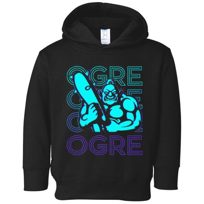 Ogre Retro Toddler Hoodie