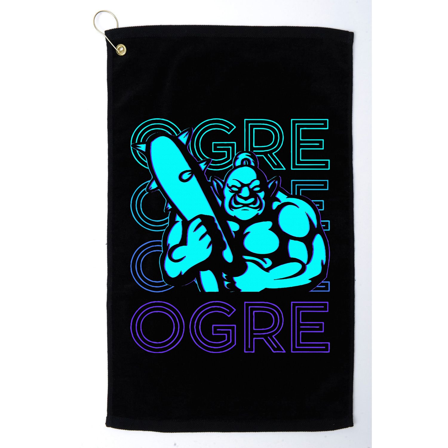 Ogre Retro Golf Towel