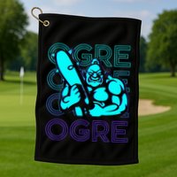 Ogre Retro Golf Towel