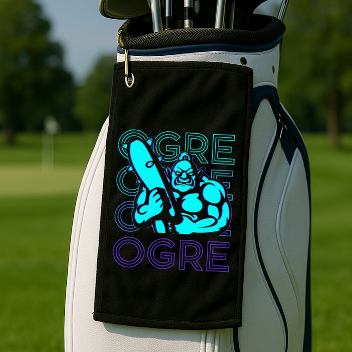 Ogre Retro Golf Towel