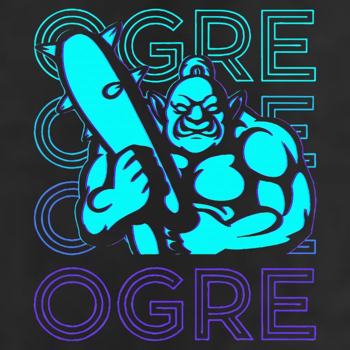 Ogre Retro Golf Towel
