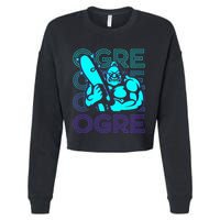 Ogre Retro Cropped Pullover Crew