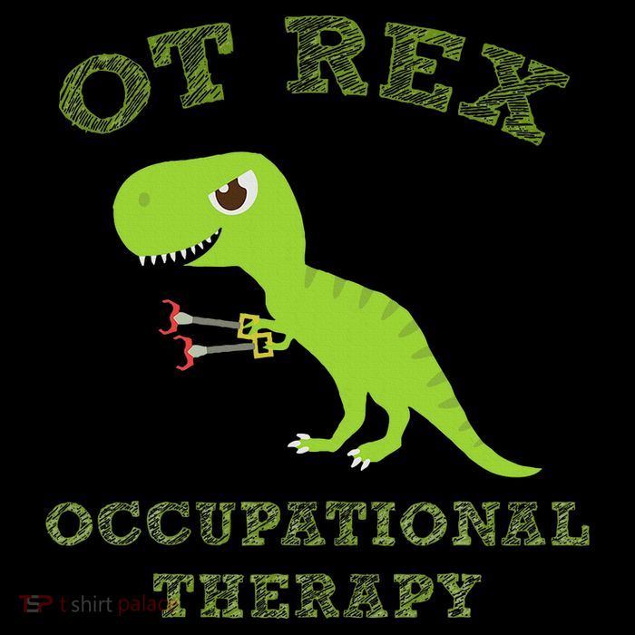 Ot Rex Occupational Therapy Trex Dinosaur Short Acrylic Beanie