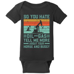 Oil Rig Oil Field Worker Gifts Baby Bodysuit