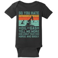 Oil Rig Oil Field Worker Gifts Baby Bodysuit