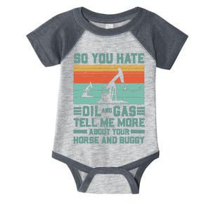 Oil Rig Oil Field Worker Gifts Infant Baby Jersey Bodysuit