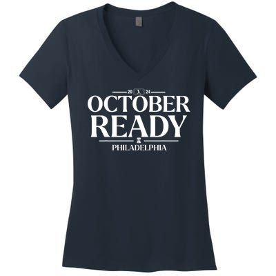 October Ready Philadelphia Women's V-Neck T-Shirt