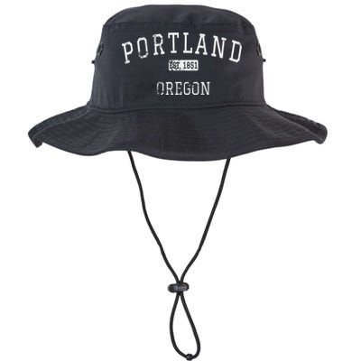 Oregon Retro Portland Home State Mountains Bucket Hat