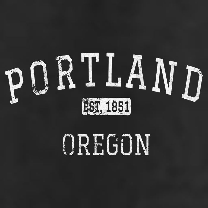 Oregon Retro Portland Home State Mountains 25L Jumbo Tote