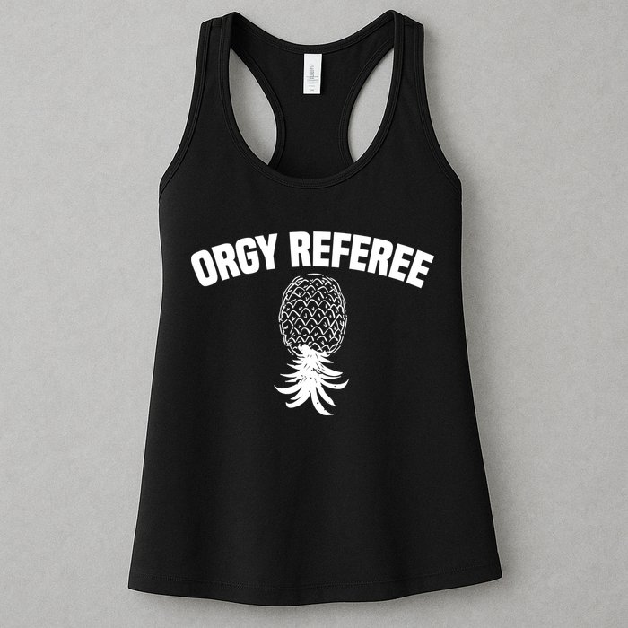 Orgy Referee Pineapple Upside Down Womens Tank Top