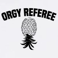Orgy Referee Pineapple Upside Down Garment-Dyed Sweatshirt