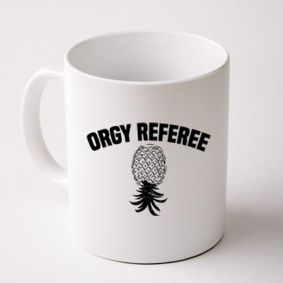 Orgy Referee Pineapple Upside Down Coffee Mug