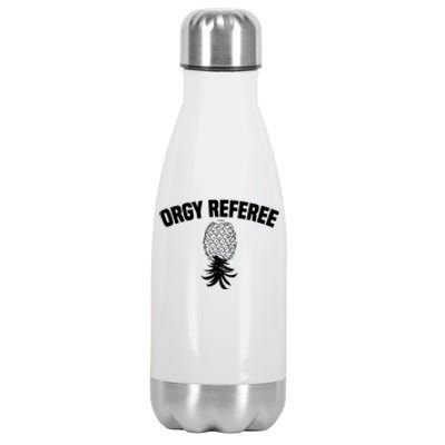 Orgy Referee Pineapple Upside Down Stainless Steel Insulated Water Bottle