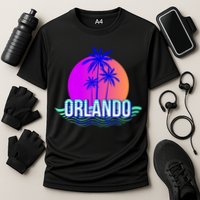 Orlando Retro Palm Trees Sunshine State Performance Shirt