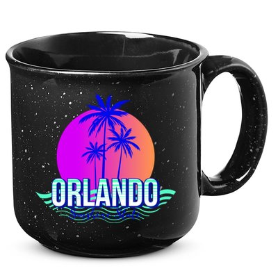 Orlando Retro Palm Trees Sunshine State 15oz Campfire Ceramic Mug