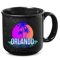 Orlando Retro Palm Trees Sunshine State 15oz Campfire Ceramic Mug