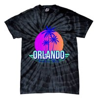 Orlando Retro Palm Trees Sunshine State Tie-Dye T-Shirt