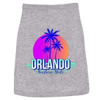 Orlando Retro Palm Trees Sunshine State Doggie Tank