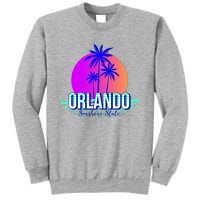 Orlando Retro Palm Trees Sunshine State Sweatshirt