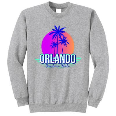 Orlando Retro Palm Trees Sunshine State Sweatshirt