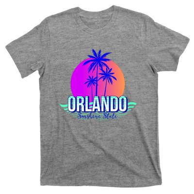 Orlando Retro Palm Trees Sunshine State T-Shirt