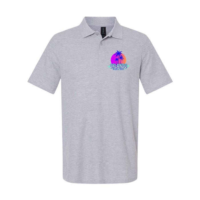 Orlando Retro Palm Trees Sunshine State Polo
