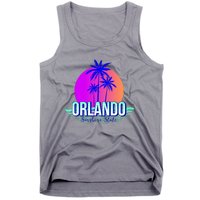 Orlando Retro Palm Trees Sunshine State Tank Top