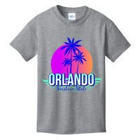 Orlando Retro Palm Trees Sunshine State Kids T-Shirt