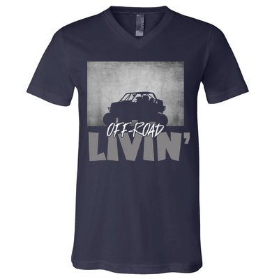 Off Road Quad ATV - Off Road Quad ATV V-Neck T-Shirt