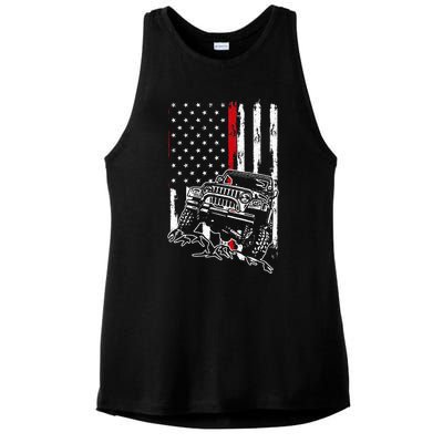 Off Roading Quad Atv Apparel Off Road Quad Atv Ladies PosiCharge Tri-Blend Wicking Tank